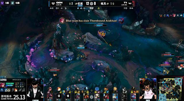 LOL-MSI:四战全胜强势登顶,GEN 3-2击败T1成功卫冕MSI冠军